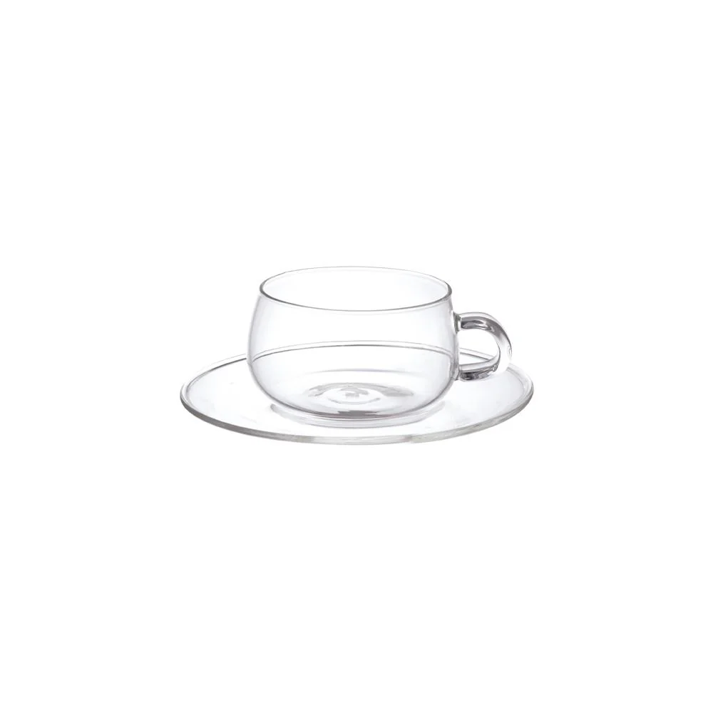 UNITEA cup & saucer 230ml glass - Image 4
